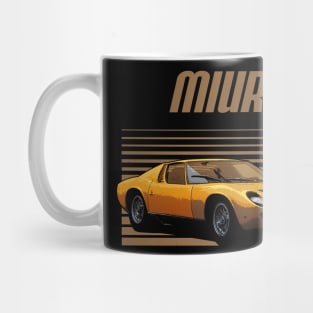 Lamborghini Miura 1966 Awesome Automobile Mug